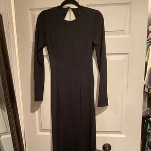 Open back dress